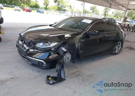 2021 Honda Civic Lx из США, поврежденный, VIN 2HGFC2F62MH522897